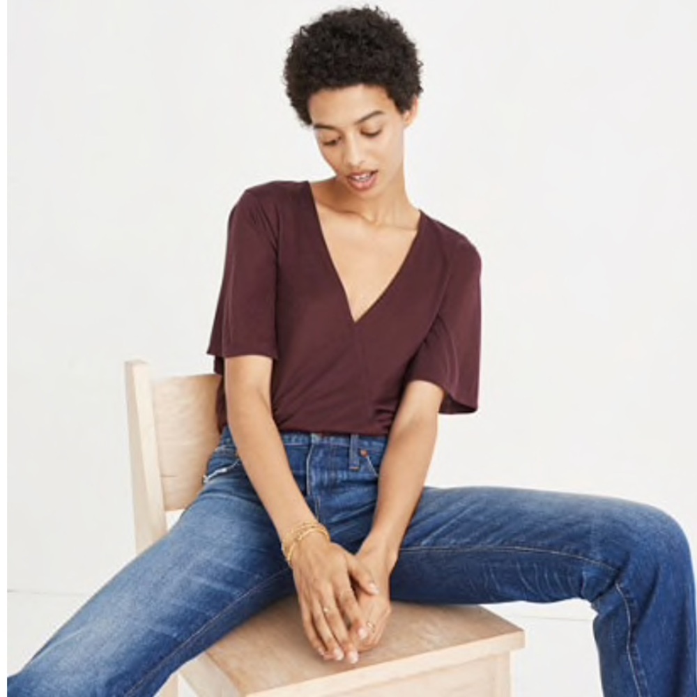 MADEWELL Wrap Front Body Suit